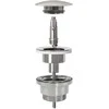 Sifonas REA su Klik-klak dangteliu praustuvams universalus, Brushed Nickel