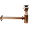 Sifonas REA su Klik-klak dangteliu praustuvams universalus, Brushed Copper