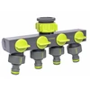 Skirstytuvas su 4 vožtuvais Bradas LIME LINE, 1" - 3/4"