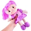 Skudurinė lėlė Zuzia, 33 cm, violetinė