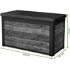 Sodo daiktadėžė Keter DECO DEC BOX, 380 l, Ashwood