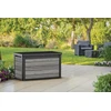 Sodo daiktadėžė Keter DECO DEC BOX, 380 l, Storm Pilkas
