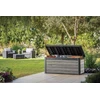 Sodo daiktadėžė Keter DECO DEC BOX, 570 l, Storm Pilkas