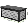Sodo daiktadėžė Keter DECO DEC BOX, 630 l, Storm Pilkas