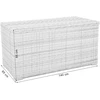 Sodo daiktadėžė Lorca Mini, 140x65x65 cm / 597 l, Light Pilkas