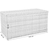 Sodo daiktadėžė Lorca Mini, 140x65x65 cm / 591 l, Pilkas