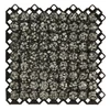 Sodo grotelės Bradas MULTI GRID, 40mm / 600x600mm, juodos