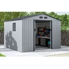 Sodo namukas HUDSON 9x8, Light Pilkas