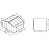 Sodo namukas HUDSON 9x8, Oak Brown