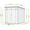 Sodo namukas Keter PENTHOUSE 7x7, Storm Pilkas
