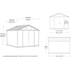 Sodo namukas Keter STRONGHOLD SHED 10x11,5, Pilkas