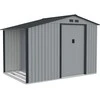 Sodo namukas su malkine MADISON 9x6, Light Pilkas