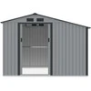 Sodo namukas su malkine MADISON 9x6, Light Pilkas