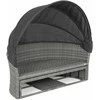 Sodo sofa Sydney, Light Pilkas / Pilkas Melange