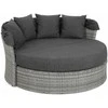 Sodo sofa Sydney, Light Pilkas / Pilkas Melange