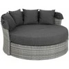 Sodo sofa Sydney, Light Pilkas / Pilkas Melange