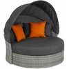 Sodo sofa Sydney, Light Pilkas / Pilkas Melange