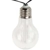 Soliarinė lauko girlianda lemputės Bulbs 10 LED