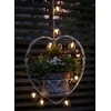 Soliarinė lauko girlianda lemputės Loft Copper 10 LED