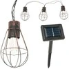 Soliarinė lauko girlianda lemputės Loft Copper 10 LED