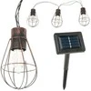 Soliarinė lauko girlianda lemputės Loft Copper 10 LED