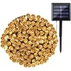 Soliarinė lempučių girlianda 100 LED, 10 m, šilta balta