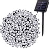 Soliarinė lempučių girlianda 100 LED, 10 m, šaltai balta