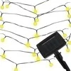 Soliarinė lempučių girlianda 20 LED, 5 m, šiltai balta