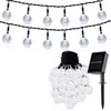 Soliarinė lempučių girlianda 20 LED, 5 m, šaltai balta