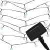 Soliarinė lempučių girlianda 20 LED, 5 m, šaltai balta