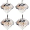 Soliariniai sodo šviestuvai Diamonds LED RGB, 4 vnt.