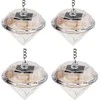 Soliariniai sodo šviestuvai Diamonds LED RGB, 4 vnt.