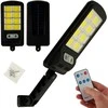 Soliarinis lauko šviestuvas su pultu COB 120 LED su tamsos ir judesio jutikliu