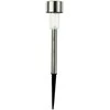 Soliarinis LED sodo šviestuvas Elegance Sidabrinis Inox