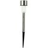 Soliarinis LED sodo šviestuvas Elegance Sidabrinis Inox