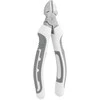 Šoninės pjovimo replės Bradas PRO Baltas LINE, 160 mm, nikeliuotos