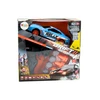 Sportinis automobilis R/C 1:24 su nuotolinio valdymo pultu ir keičiamais ratais, mėlynas