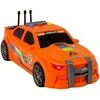 Sportinis automobilis su garsais, oranžinis