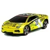 Sportinis automobilis su nuotolinio valdymo pultu, geltonas