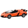 Sportinis automobilis su nuotolinio valdymo pultu, oranžinis