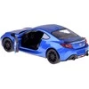 Sportinis automobilis Toyota GR86 su garso ir šviesos efektais, mėlynas