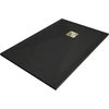 Stačiakampis dušo padėklas Mexen Stone+ su sifonu, 120 x 100 cm, Juodas+Gold