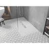 Stačiakampis dušo padėklas Mexen Toro SMC, 180 x 70 cm, Baltas+Inox