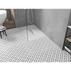Stačiakampis dušo padėklas Mexen Toro SMC, 120 x 70 cm, Baltas+Inox