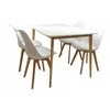 Stalas Emily, 120x80x75 cm, baltas
