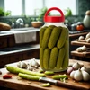 Stiklinis indas su dangteliu, 3 l (1 vnt.)