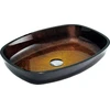 Stiklinis praustuvas Mexen Araks, Dark Gold