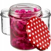 Stiklinis stiklainis su dangteliu, 350 ml