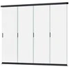 Stumdoma stiklinė sienelė pavėsinėms Pergola ELEGANCE/DELUXE/FUSION 3.6 m, Anthracite