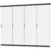 Stumdoma stiklinė sienelė pavėsinėms Pergola ELEGANCE/DELUXE/FUSION 4 m, Anthracite